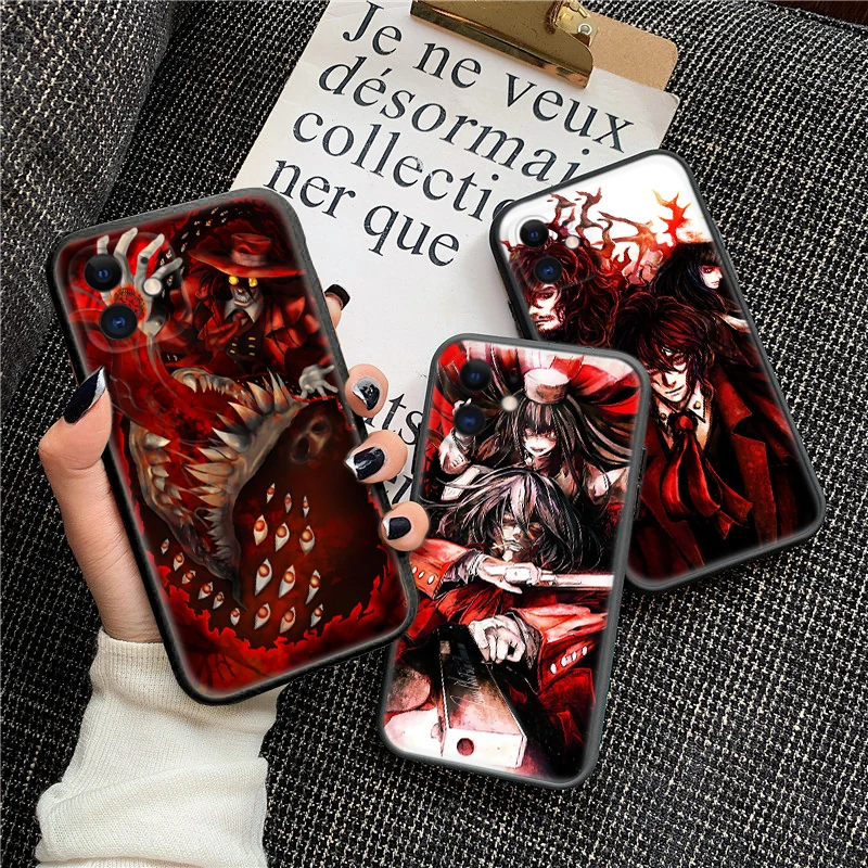 Bloody Anime Hellsing Soft Case for Samsung A03 A50 A51 A52 A53 A6 A7 A8 Plus A9 A70 A71 A72 A73 A81 A82 A91 M20 M30 M30S M51