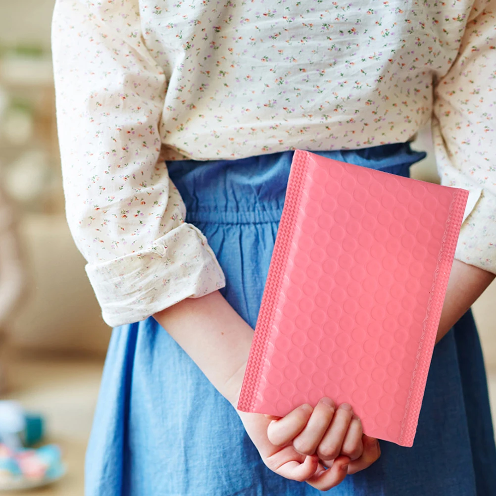 100 قطعة مغلفات فقاعة الارسال الذاتي ختم مبطن التعبئة والتغليف للشركات الصغيرة شحن المجوهرات أكياس تغليف الهدايا الارسال #4