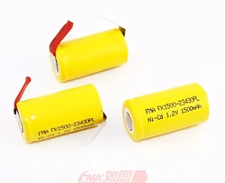 20Pcs Ni-Cd Sub C SC 1.2V 1200mAh 1500mAh 1800mAh Rechargeable Battery for Emergency Exit Light Backup power Powertools Drill