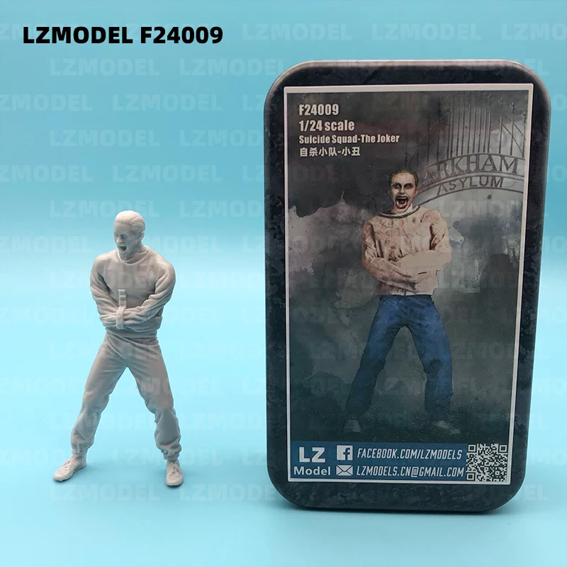 

1/24 Scale Die-casting 75mm Resin Soldier Needs To Be Hand-colored By Hand Coloring The Clown Jared Leto Toy Model Free Shipping