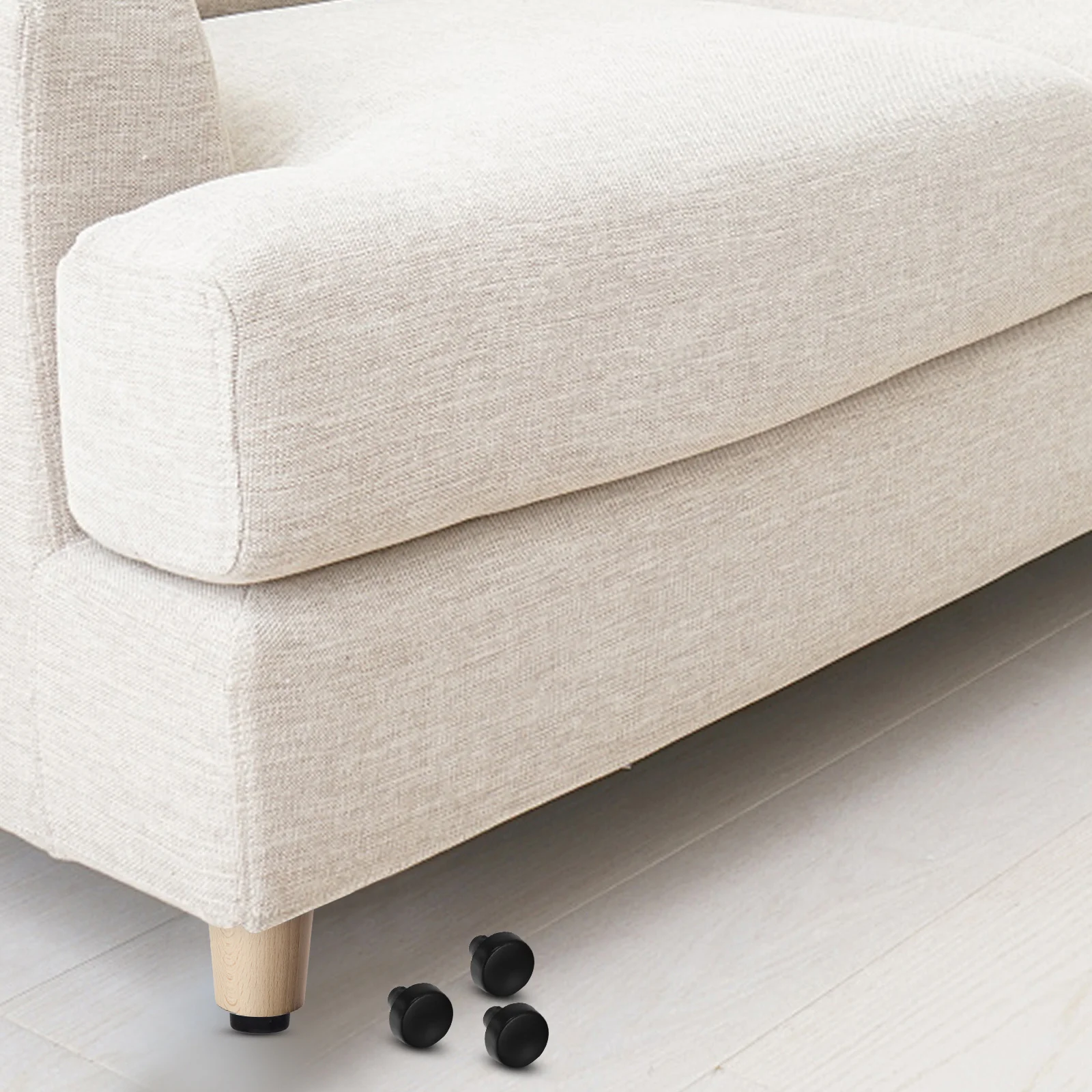 50 قطعة أقدام الجدول وسادة المضادة للتصادم الأثاث منصات الطابق حماية كرسي الساق حماة الحد من الضوضاء دائم المنزل