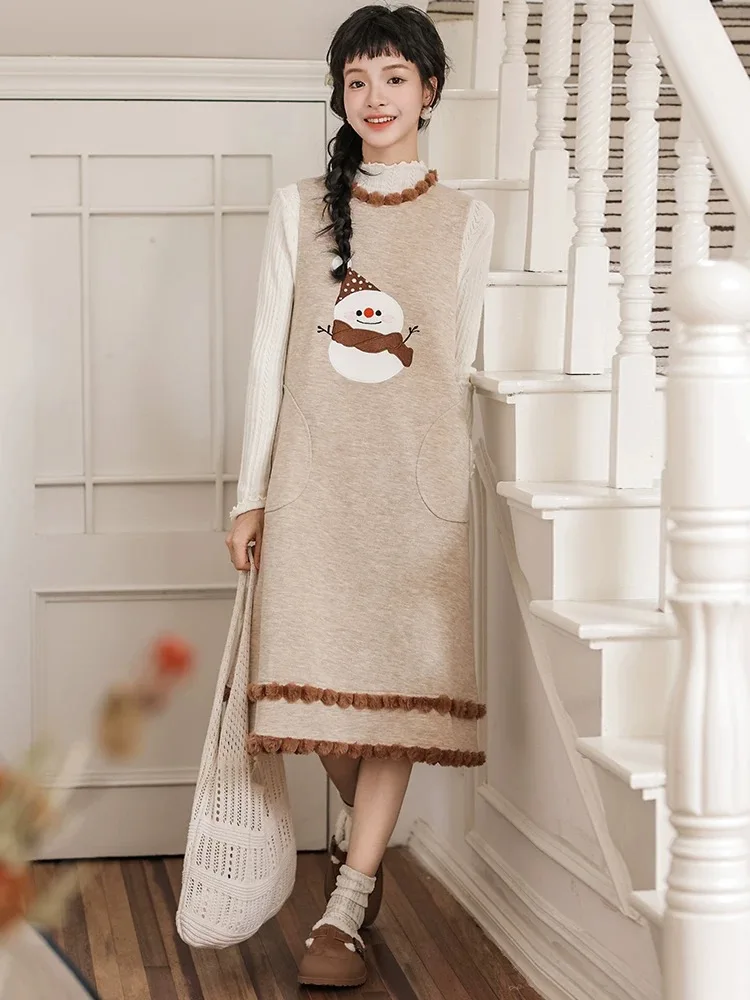 여성용 니트 민소매 드레스, 파티, 웨딩, 가을, 메쉬, 오픈 니트, 반투명, 꽃잎 소매, 러플, 블록 텍스처