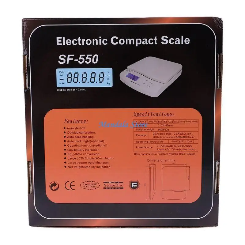 U2JC Weight Scale 30kg Accuracy Electronic Postals Scale 6Units