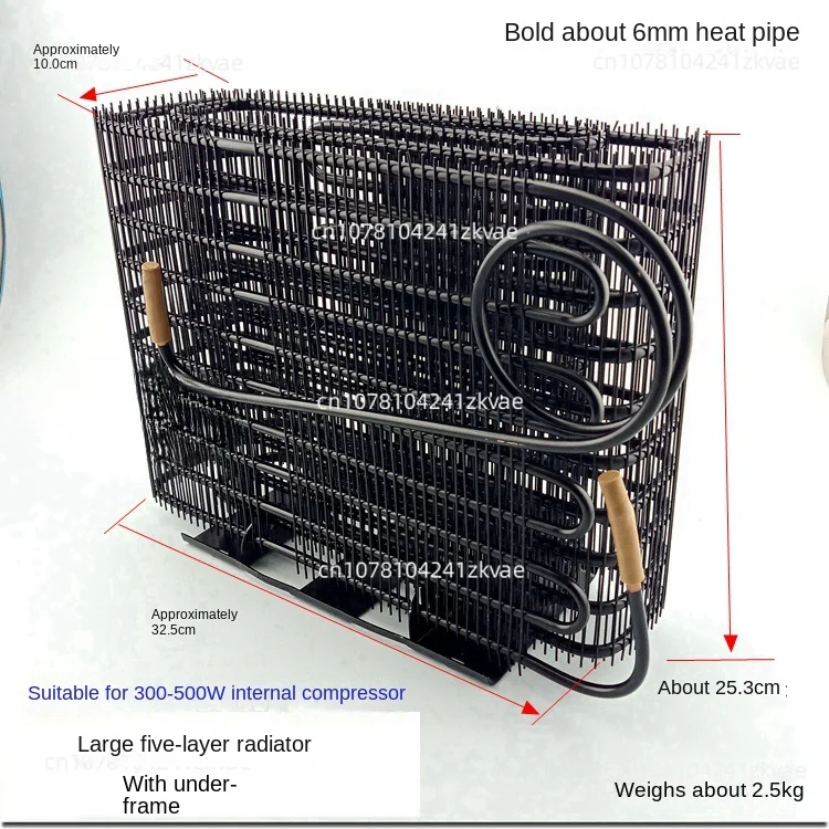 Aletas De Refrigeração De Ar De Geladeira, Radiador para Condensador De Refrigeração, Condensador Dobrável, Compressor, Dissipador De Calor, Acessórios de refrigeração, 1Pc