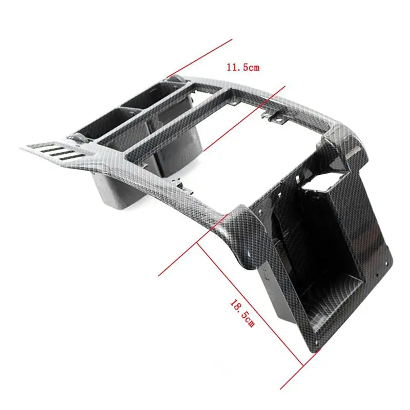 A98M For VW Polo 6N 94-97 Caddy Vento Compatible Car Center Console Replacement Air Vent Grille In Carbon Fiber 6N1858069A 6N185