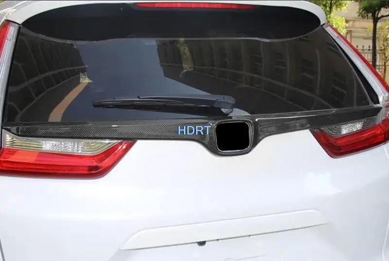 سيارة التصميم الخلفي حتى الجذع الخلفي صب غطاء الذيل بوابة الزخارف شرائط الإطار لهوندا CRV CR-V 2017-2021 اكسسوارات الديكور