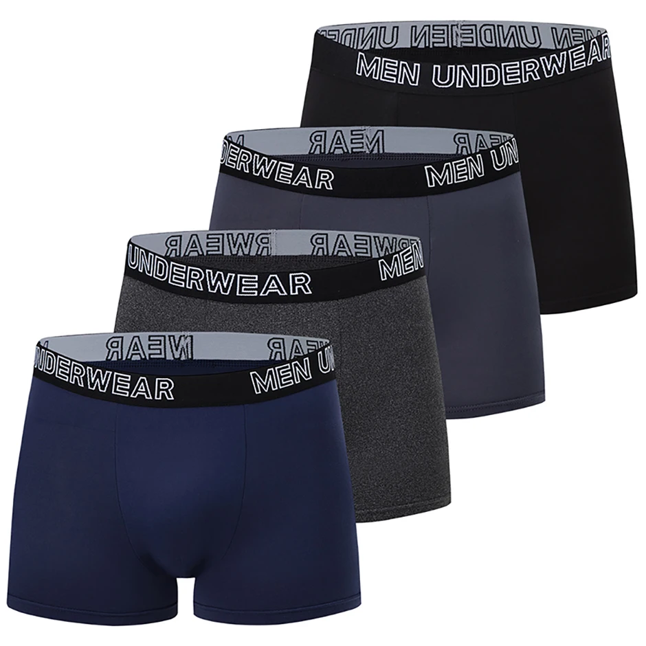 4/10 Herren Jugend Vier Jahreszeiten Schwarze Einfarbige Trendige Elastische Taille Buchstaben-Flachkanten-Shorts Sport Quadrangle-Shorts – Detail 3