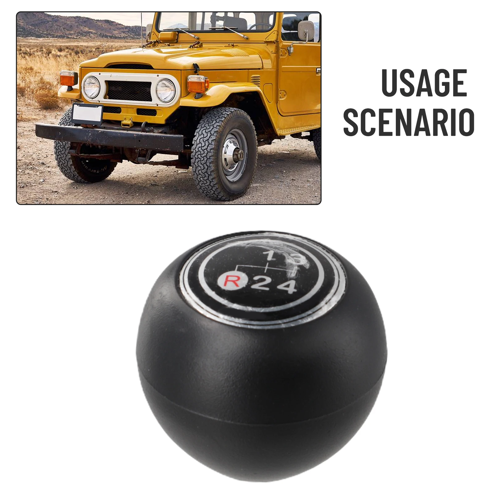

Precision Engineered 4 Speed Gear Shift Knob for Various For Toyota For Land For Cruiser Models Including the Iconic F Series