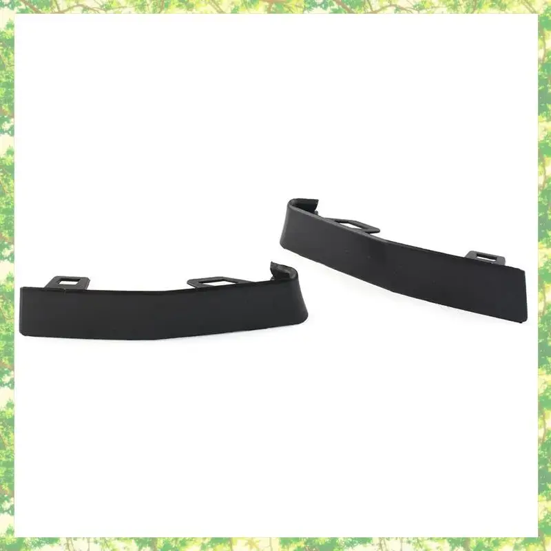 

T84C-1 Pair Car Front Bumper Side Insert Molding Trim Black ABS Fit For Land Rover Range Rover Velar 2017-2021,R&L LR105599 LR10