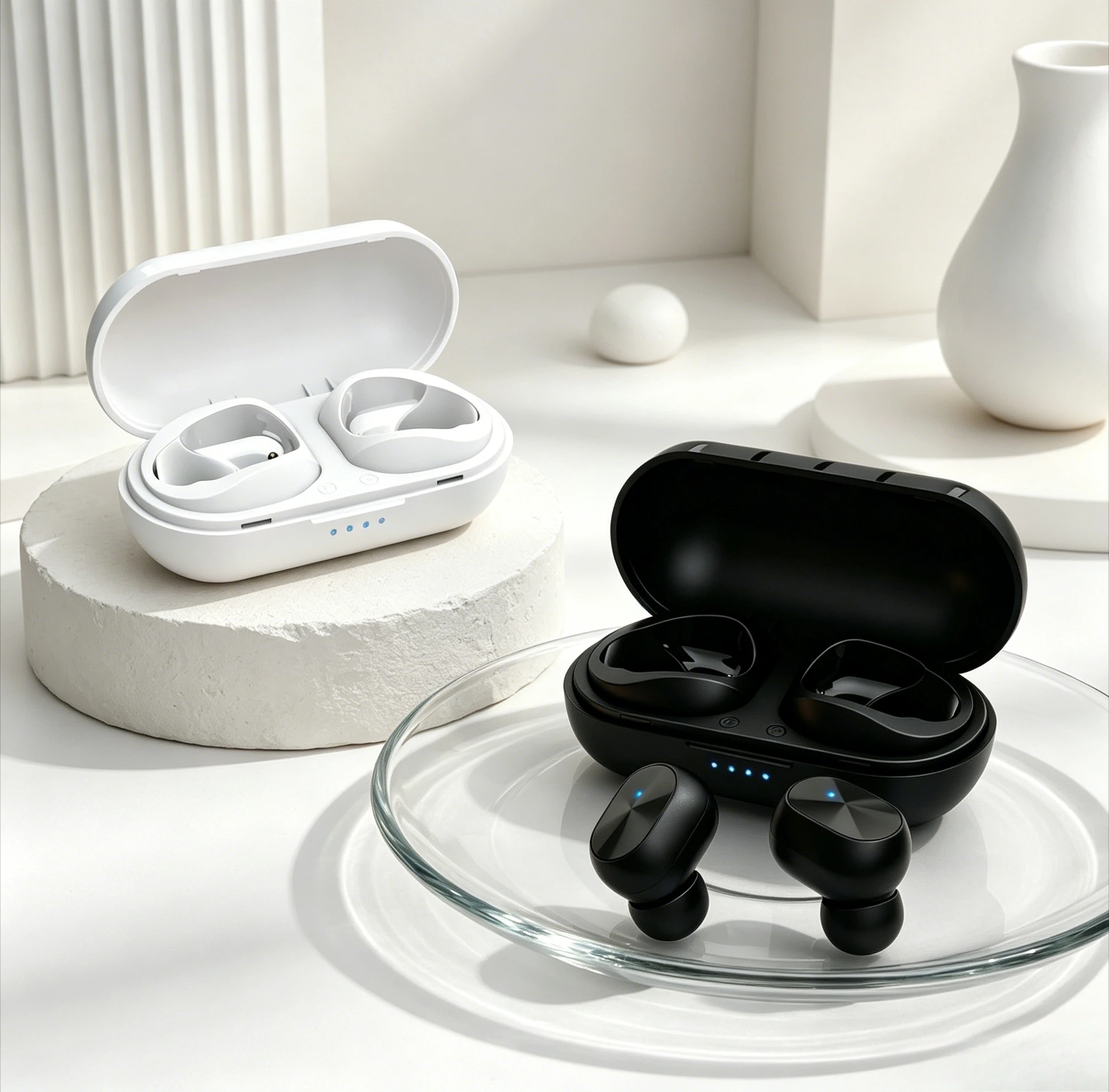 TWS Wireless Earbuds Fone Bluetooth Earphones Wide-soundstage Bluetooth Headphones Create An Expansive Audio Environment