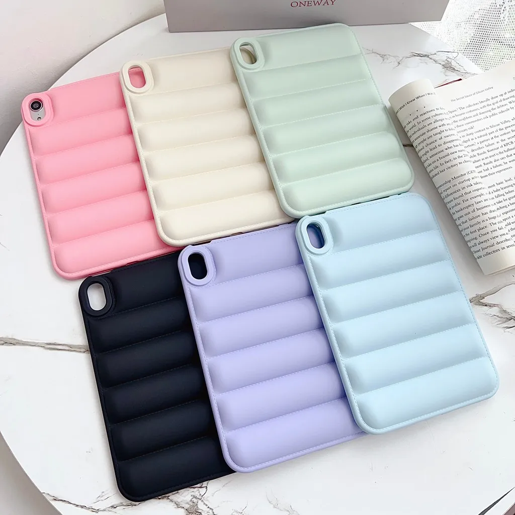 

Мягкий чехол для планшета для iPad Mini A17 Pro Mini7 Mini6 Mini5 Mini4 Mini 7 6 5 4 Пуховик Пуховик Полный защитный чехол