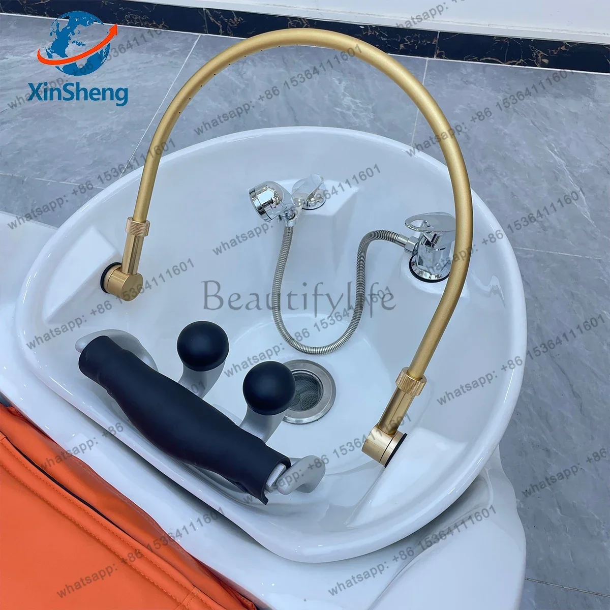 Hair Washing & Massage Bed with Head SPA Fumigation Machine Hair Salon Barber Shop Commercial Electric Furniture 6