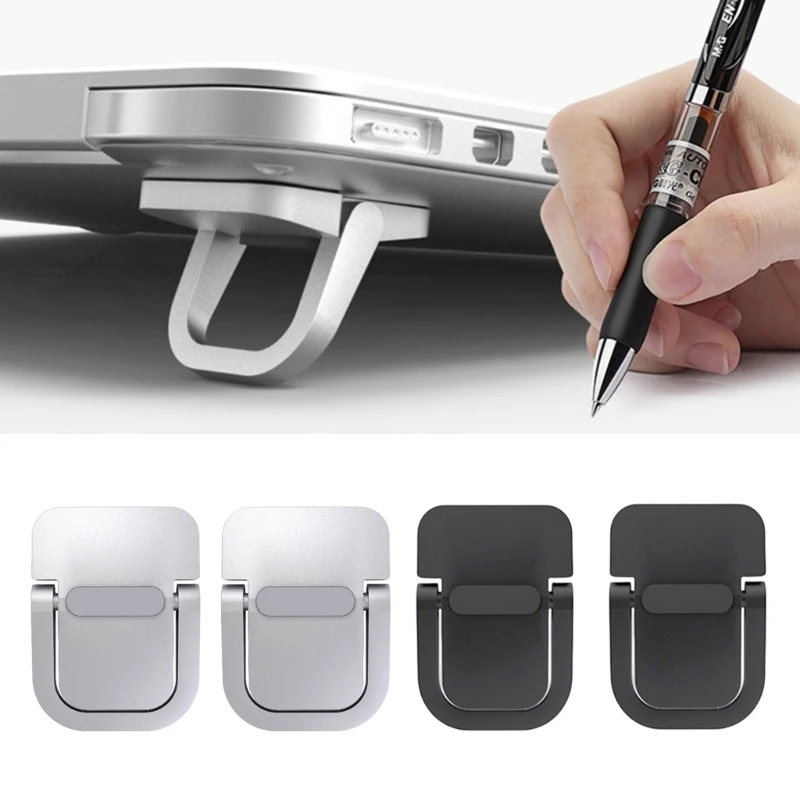 Supporto per Laptop da 2 pezzi supporto per Laptop stabile autoadesivo con Riser per tastiera