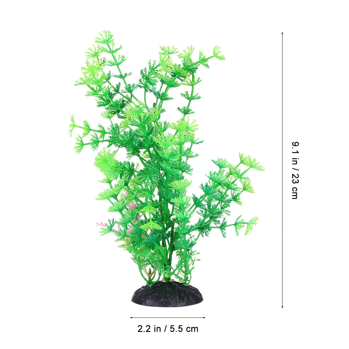 

2pcs Plastic Grass Decor Artificial Aquarium Plants Fish Tank Decoration Landscape Water Grass For Fresh Salt Water Environment