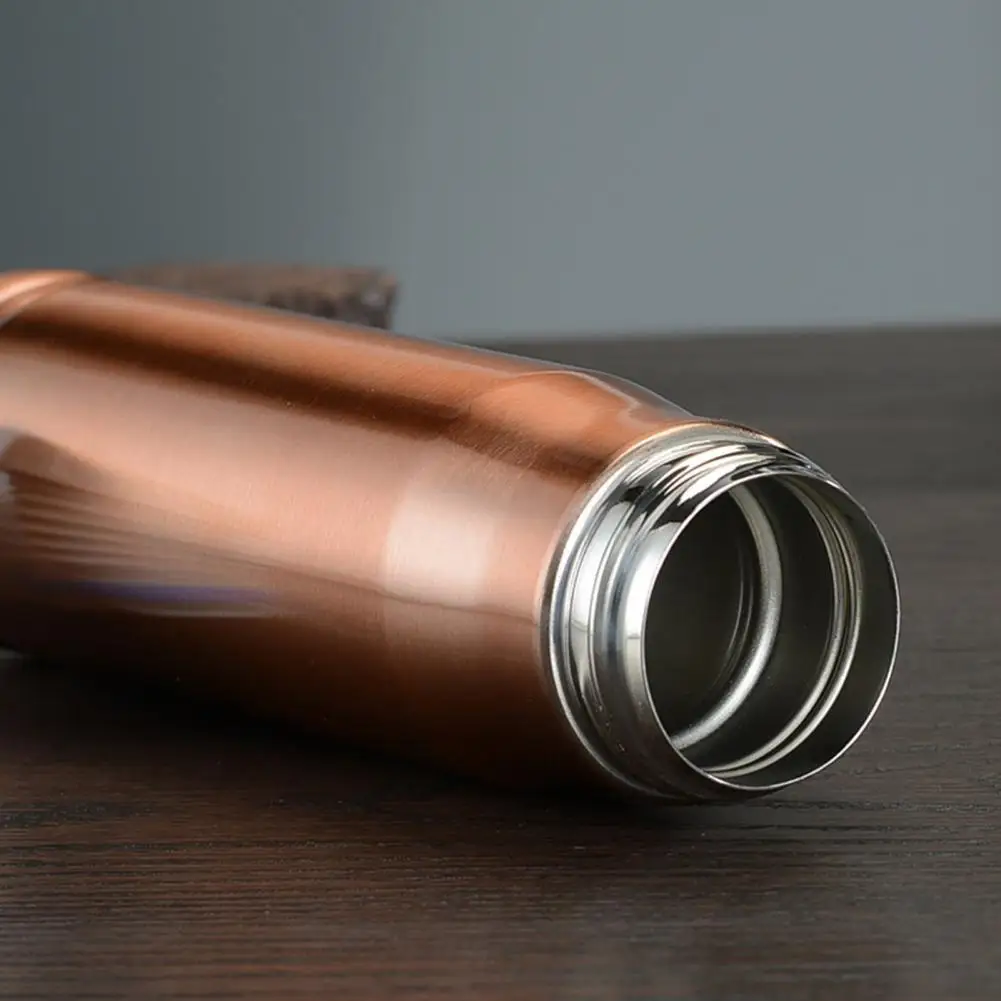 Capacity Drink Tumbler Stainless Steel Insulated Water Bottle Shape Coffee Tumbler Food Grade Bpa Free Leak-resistant Travel Mug