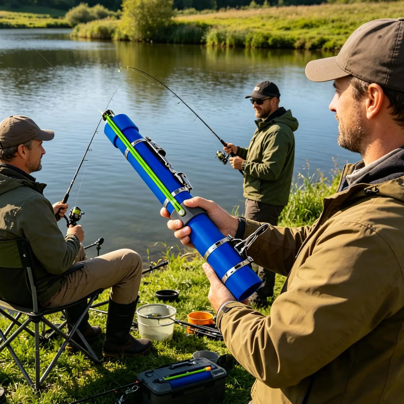 Fishing Catapult Spinnings Wheel Rod Precise Launching Lure Rods Fish Bait Launching Equipment For Bass Trout Catfish Saltwater view 2