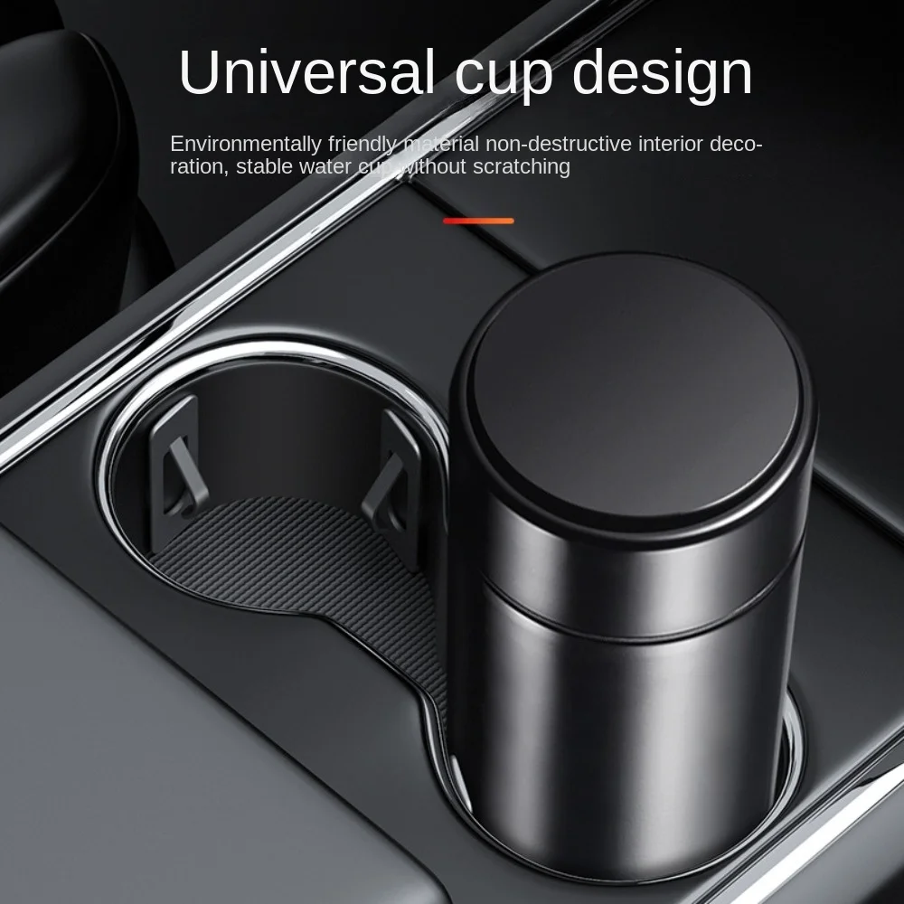 

High Quality Black Car Water Cup Holder Universal PC Insert Cup Stabilizer Car Water Cup Limiter Bottle Glass Accessories