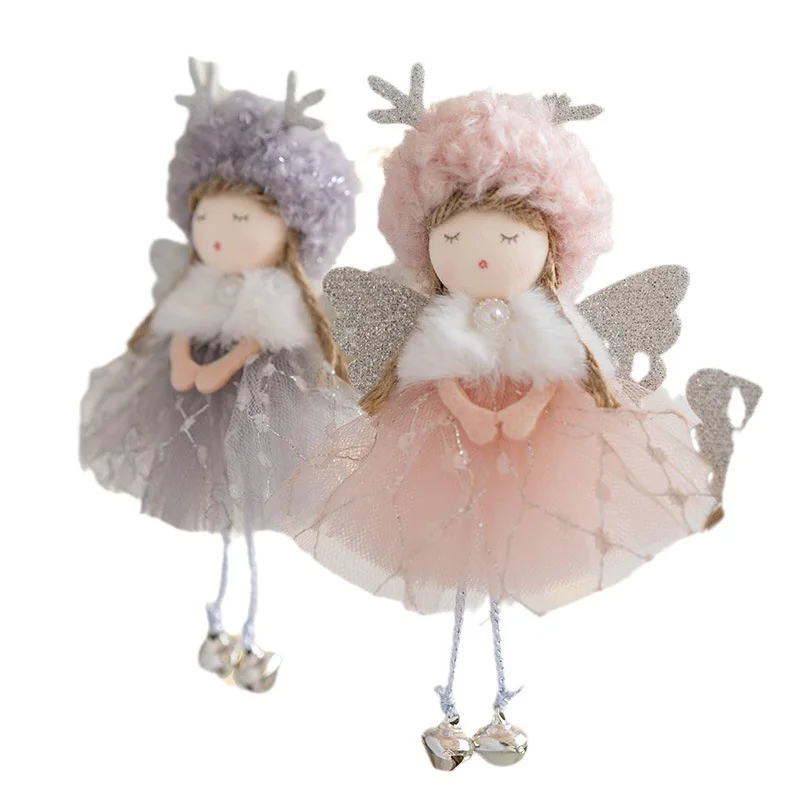 2023 Navidad Christmas Angel Dolls Xmas Tree Pendant Ornaments 2024 New Year Gifts Christmas Decoration for Home Natal Noel Deco