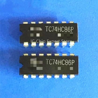 Электронные компоненты интегрированной схемы TC74HC86P DIP-14 IC, 5 шт.