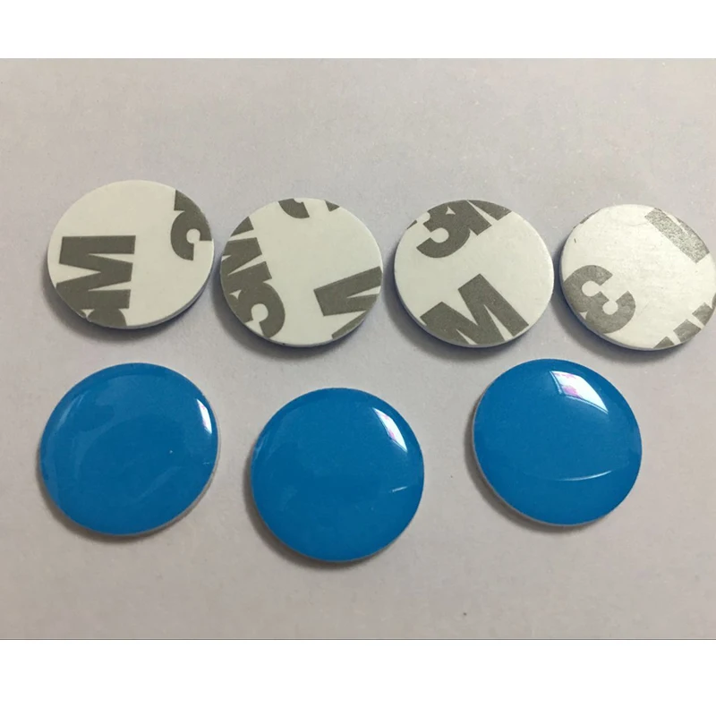 100 Stuks Ic Coin Cards, 13.56Mhz Anti-Metalen Nfc213 Nfc Card Nfc Tags, epoxy Nfc Sticker Met Lijm Voor Alle Nfc Telefoon