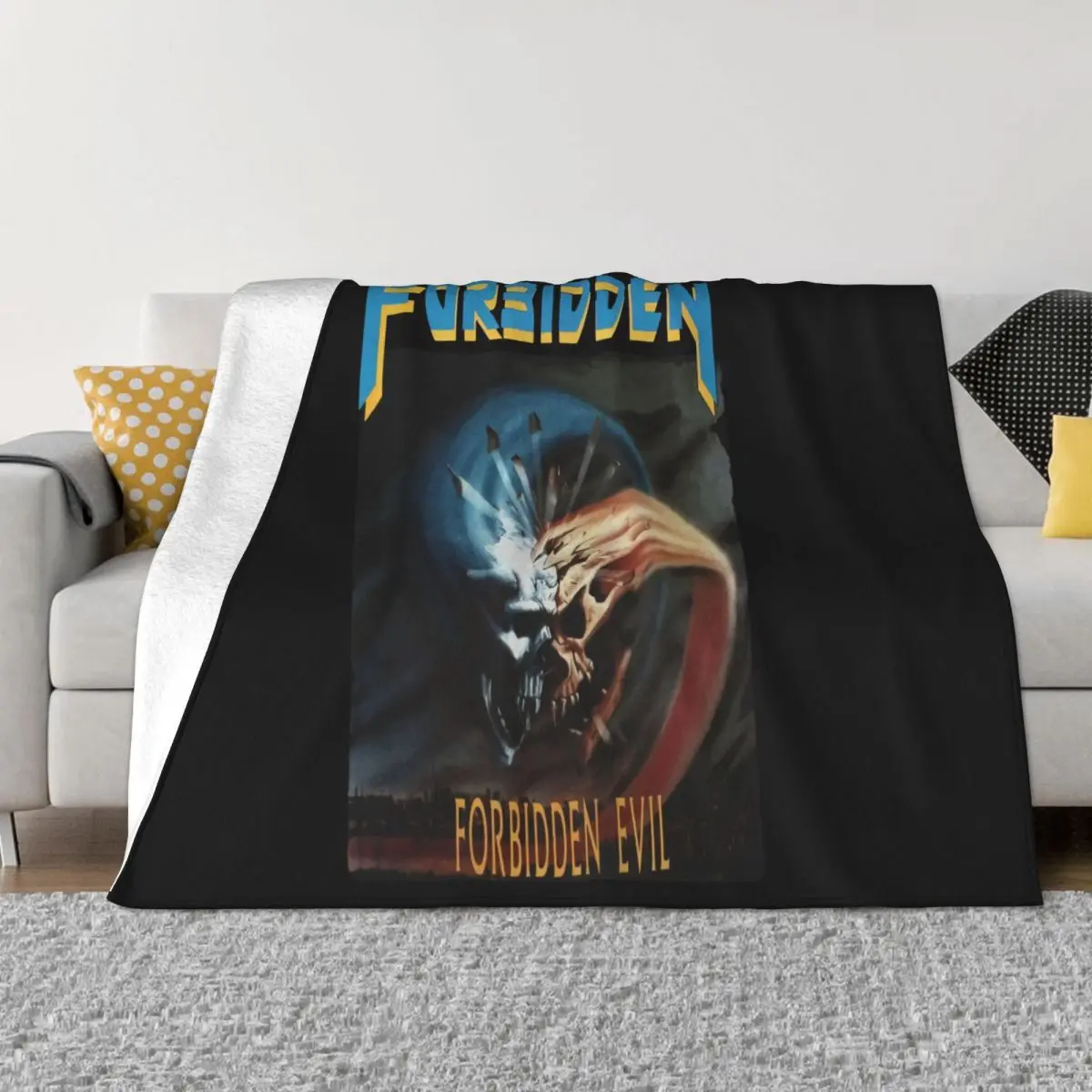 Forbidden Forbidden Evil88 Slayer Bostaph Thrash Vio Lence New Black High Quality Promotion Fashion Throw Blanket