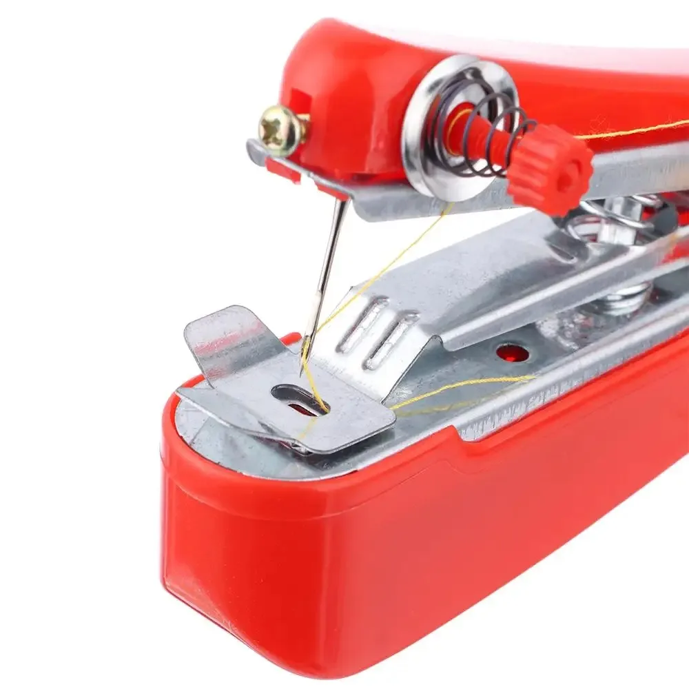 

Best Sewing Machine for Beginners Best Gift For Family Portable Needlework Cordles Mini Hand-Held Clothes Fabrics Sewing Machine