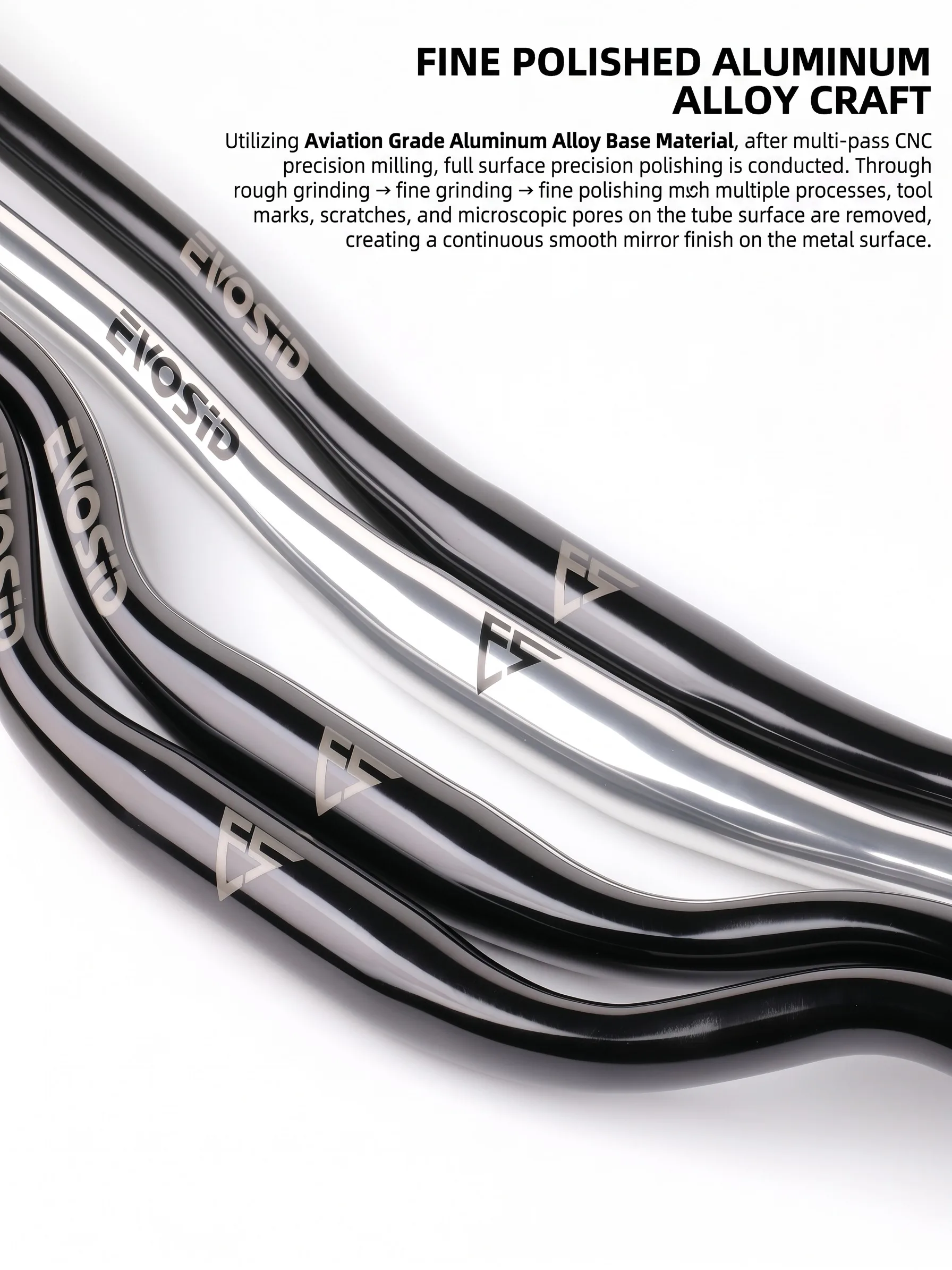 EVOSID Ultraleicht MTB Fahrrad Lenker 31,8mm Fahrrad Riser Bar 800mm Mountainbike Swallow Lenker Aluminium Legierung Fahrrad Teil – Detail 3
