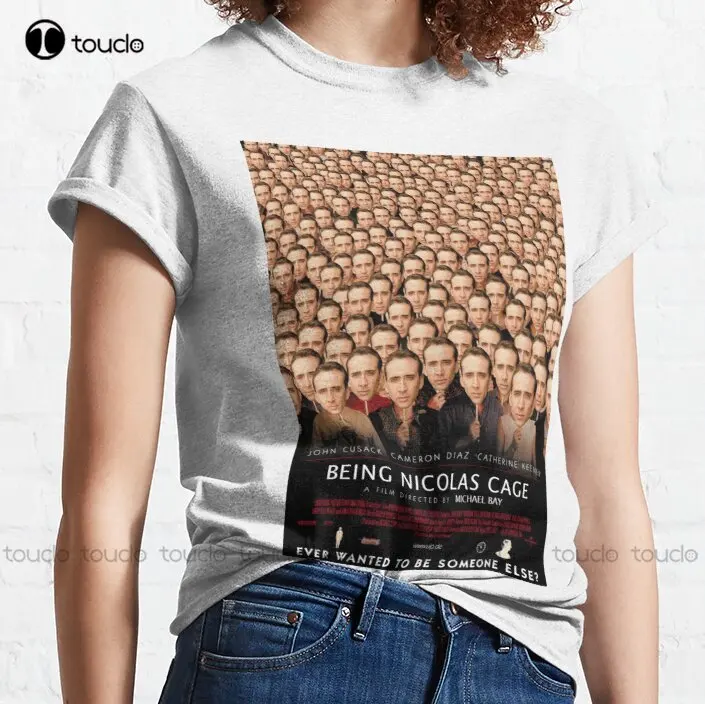 The Nicolas Cage In Everything Project Photoshopping Nic Cage Into All The Movies And Television John Travoltaclassic T-Shirt