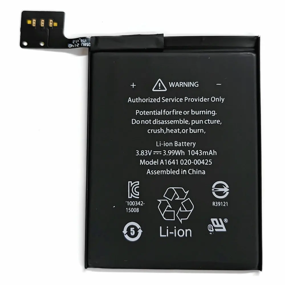 2026 Years A1641 020-00425 Replacement Battery for Apple iPod Touch 6th 6 G6 Gen 6G Touch6 Touch6G 3.83V 1043mAh