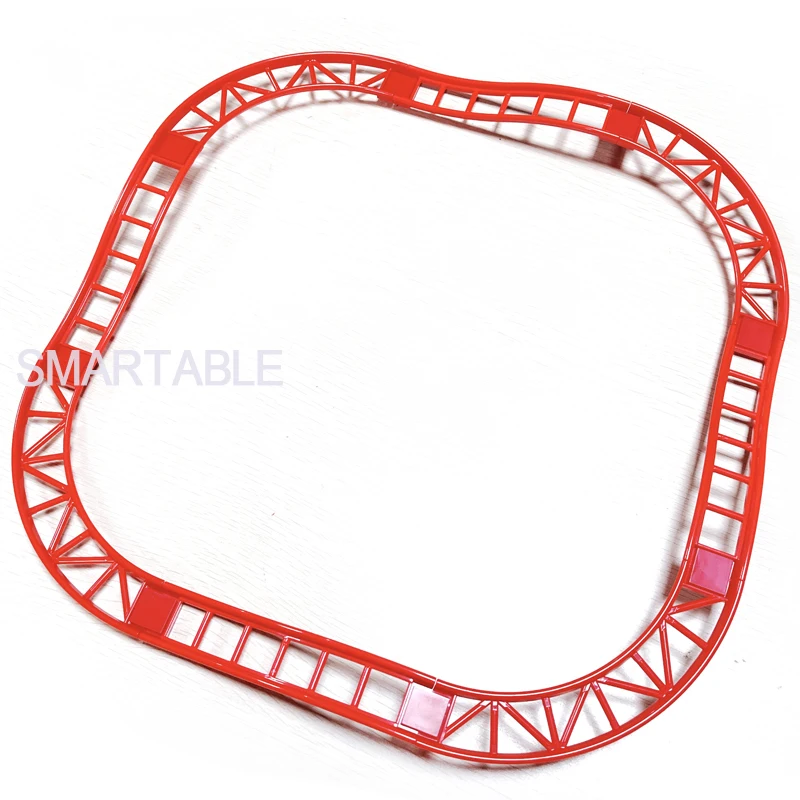 Roller Coaster Rail 13x13 Curved with Edges 2x16x3 Bow Inverted MOC Part Building Block Train Brick Toy Compatible 34738 /25061