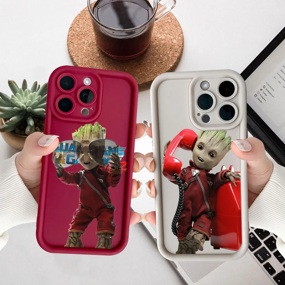 

Marvel Baby I Am Groot Phone Case For Motorola Moto G85 G84 G75 G60 G54 G53 G52 G35 G34 Edge 60 50 40 Fusion Neo Silicone Cover