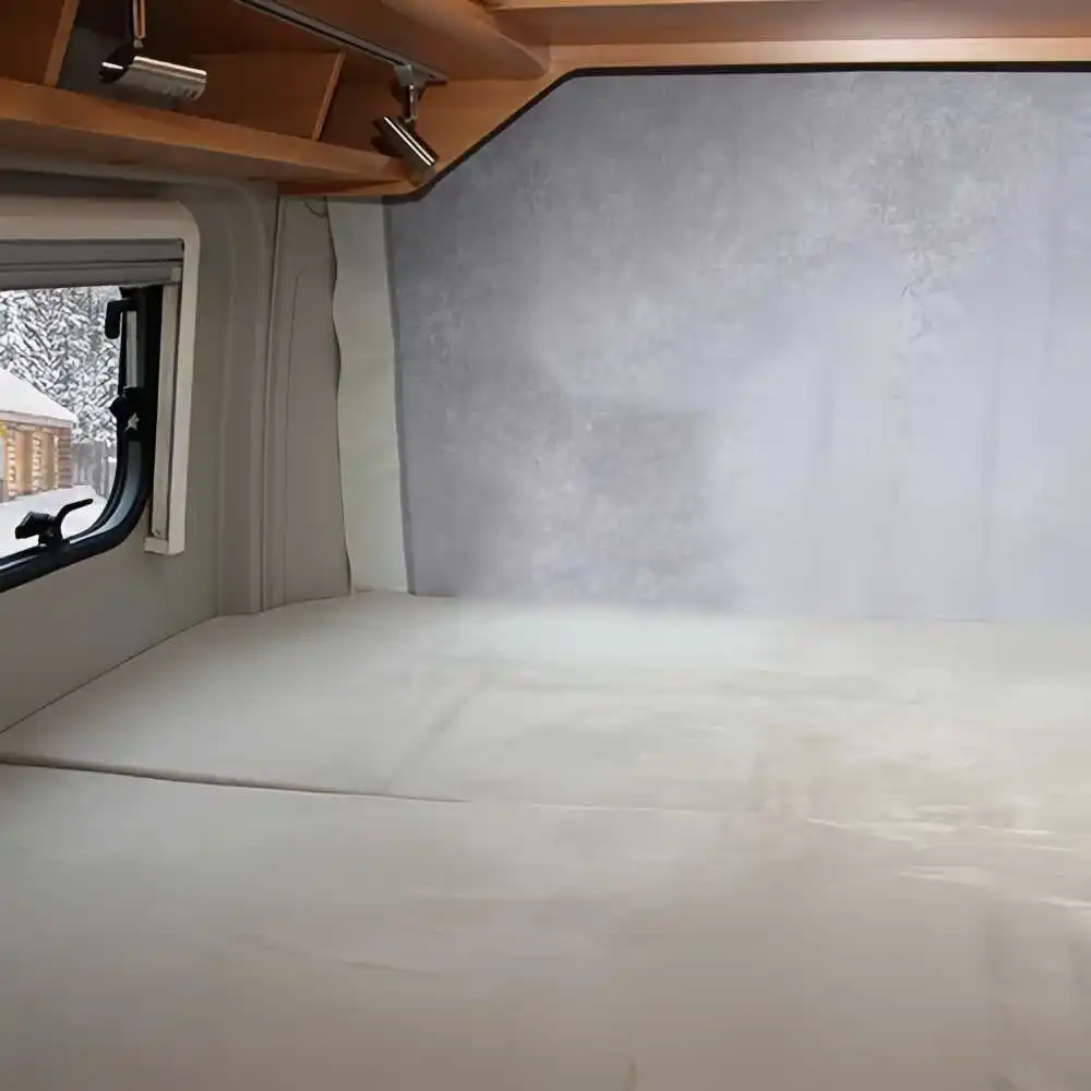 2PCS RV Rear Door Thermal Insulation Curtain Caravan Interior Accessories For Fiat Ducato X250 X290 Peugeot Boxer Citroen Relay