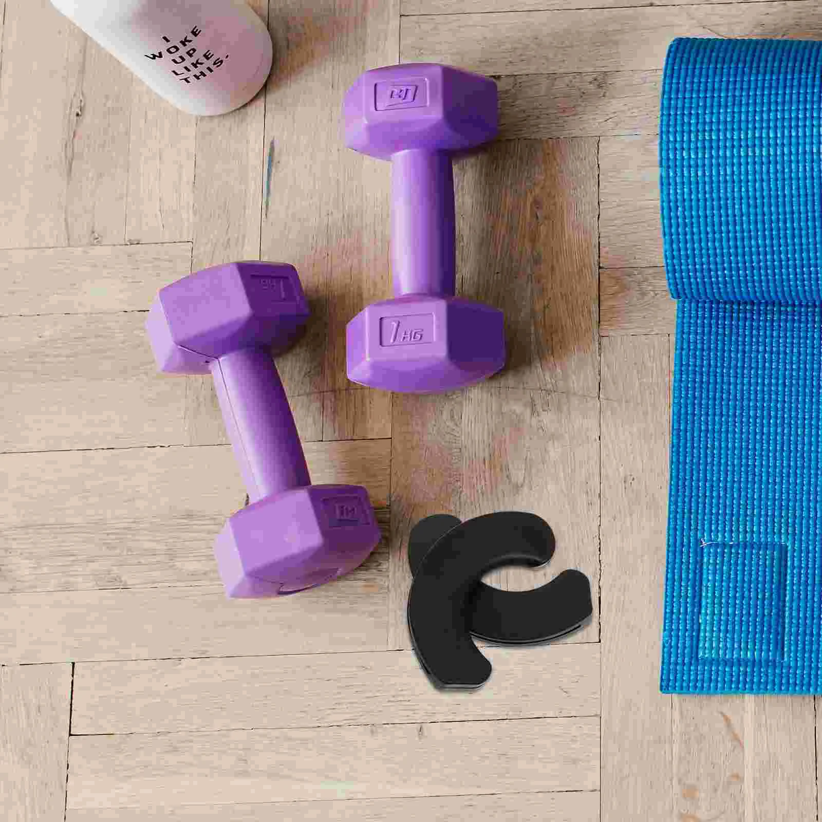 Haltersteun Fitnessapparatuur Schokbestendig kussen Rubberen kussen Halterhouder Gymaccessoires Vloer Anti