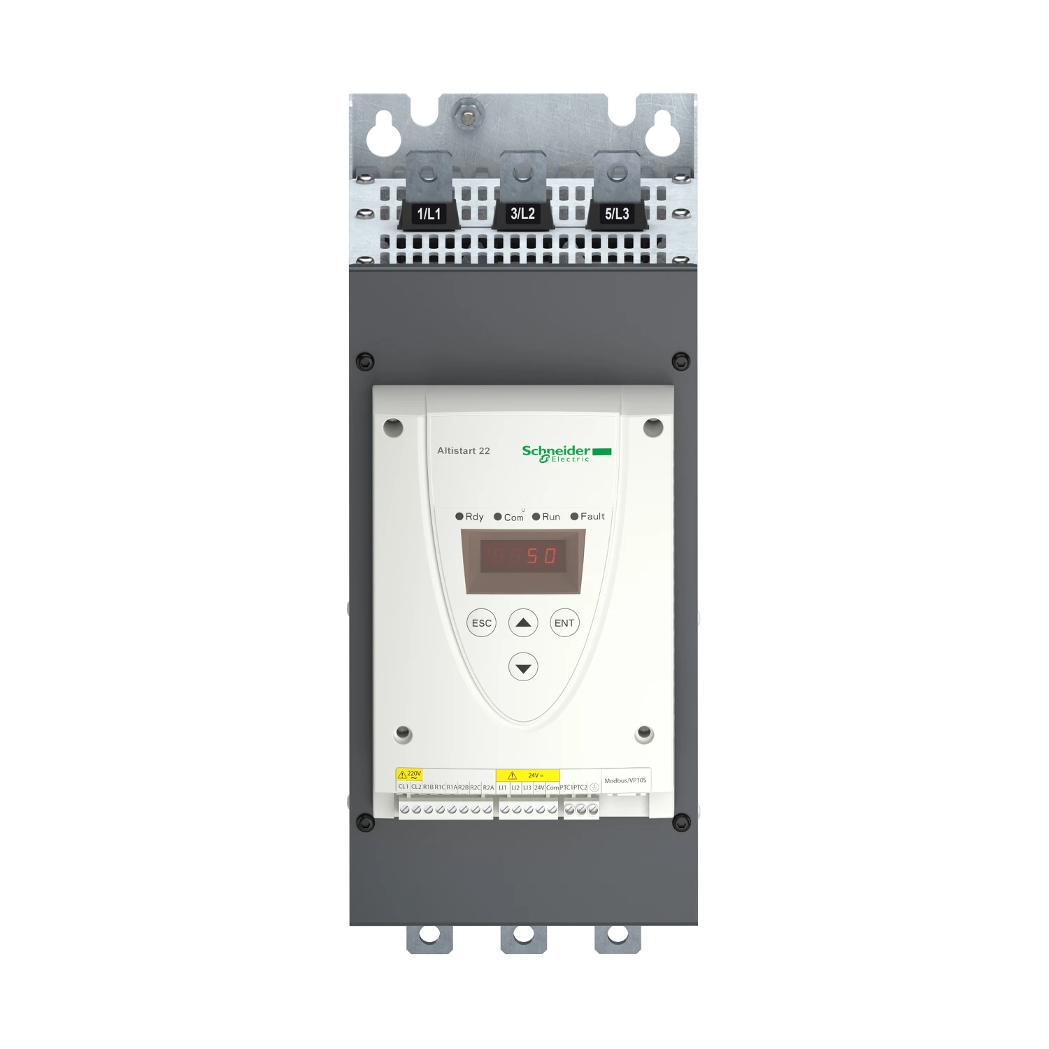 ATS22C17Q ATS-22C17Q soft starter for asynchronous motor, Altistar 22, control 230V, 230…440V, 45…90kW