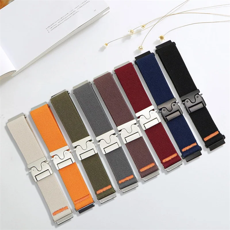 Personalized Nylon Medical Bracelet with Laser Custom Engraved Medical Alert ID Tag Bracelet Secure Parachute-Style Buckle