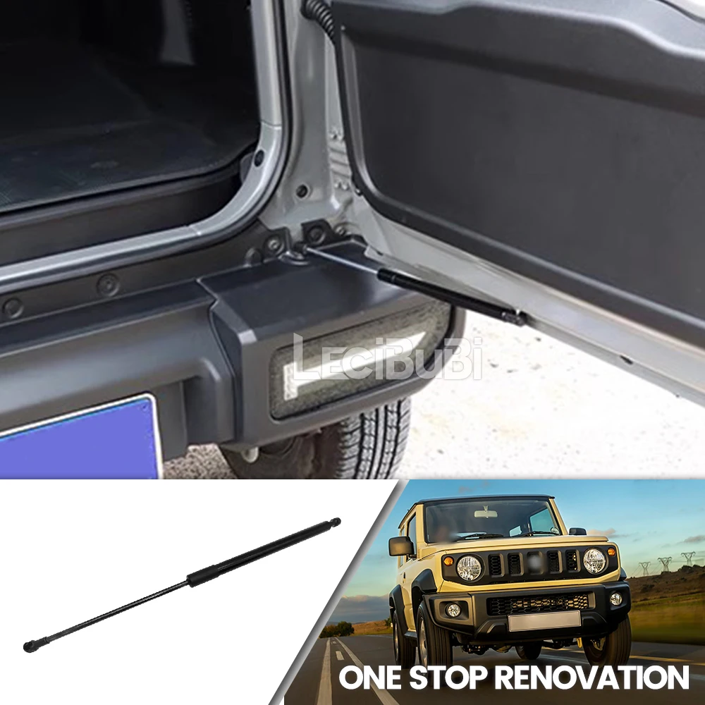

Для Suzuki Jimny JB64 JB74 2019-2023 1 шт. задняя дверь стержень автоматическая задняя дверь 90-градусная опора металлический газовый ударный подъемный стержень аксессуары