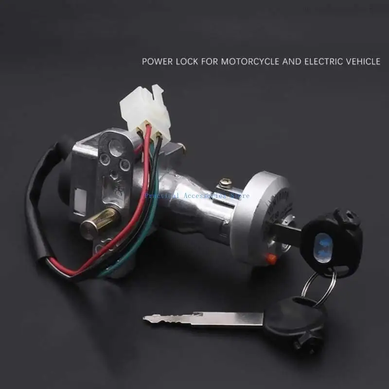 U75E دراجة نارية بدء مفتاح إشعال كاتب التبديل مفتاح القفل 4 سلك/2 سلك العالمي دراجة نارية سكوتر تعديل الملحقات