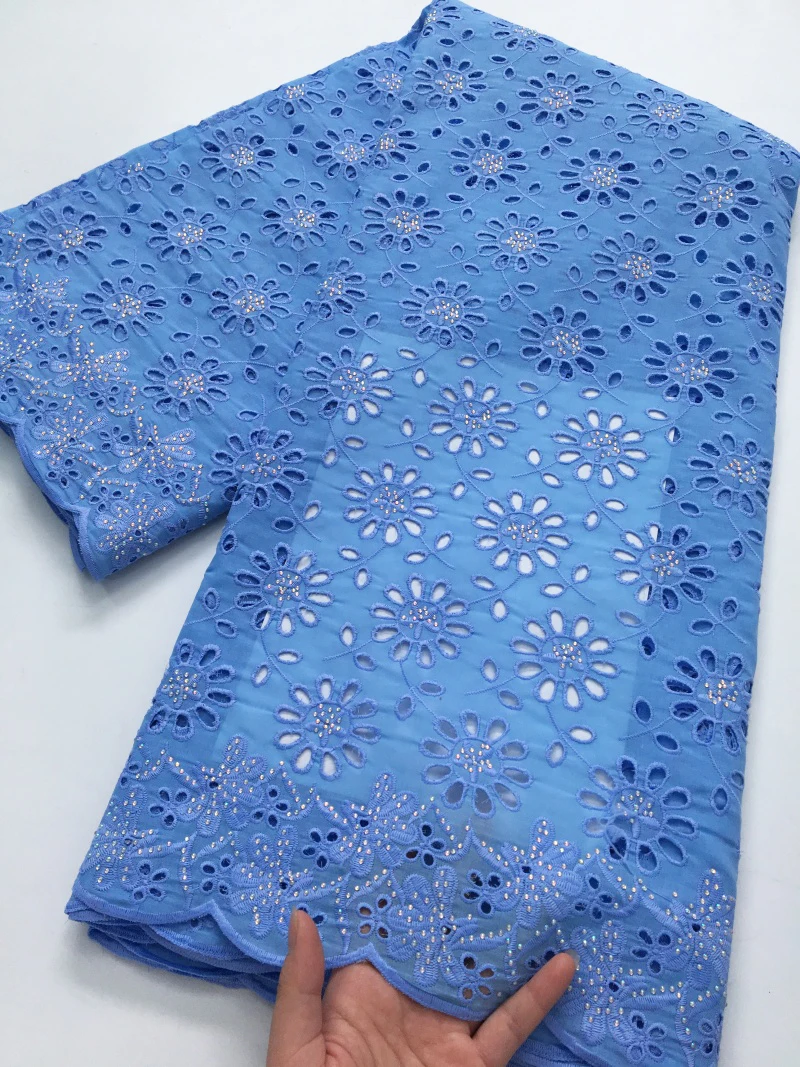 

Швейцарская вуаль, африканская хлопковая кружевная ткань с камнями, 2,5 ярда, 2025 г., высококачественное нигерийское кружево для женщин, вечерние платья 4264