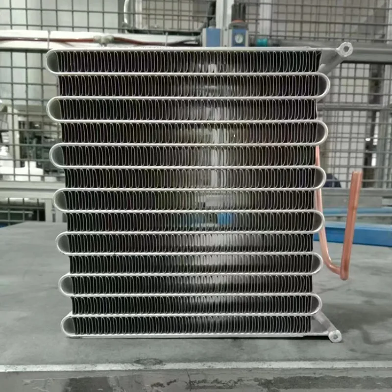 Refrigeration and air conditioning automotive microchannel condenser custom copper aluminum stainless steel