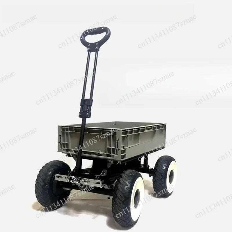 High-Performance Aluminum Alloy 4WD Intelligent Camping Box Robot, Fast Fashion Camper, All-Round Outdoor Exploration Gear