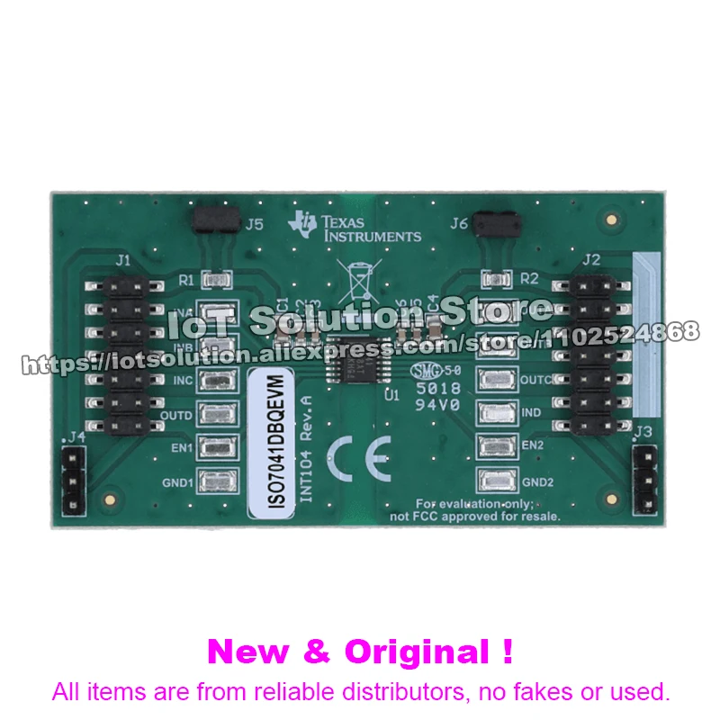 ISO7041DBQEVM Evaluation module for the ISO7041 low-power quad-channel digital isolator in the DBQ package