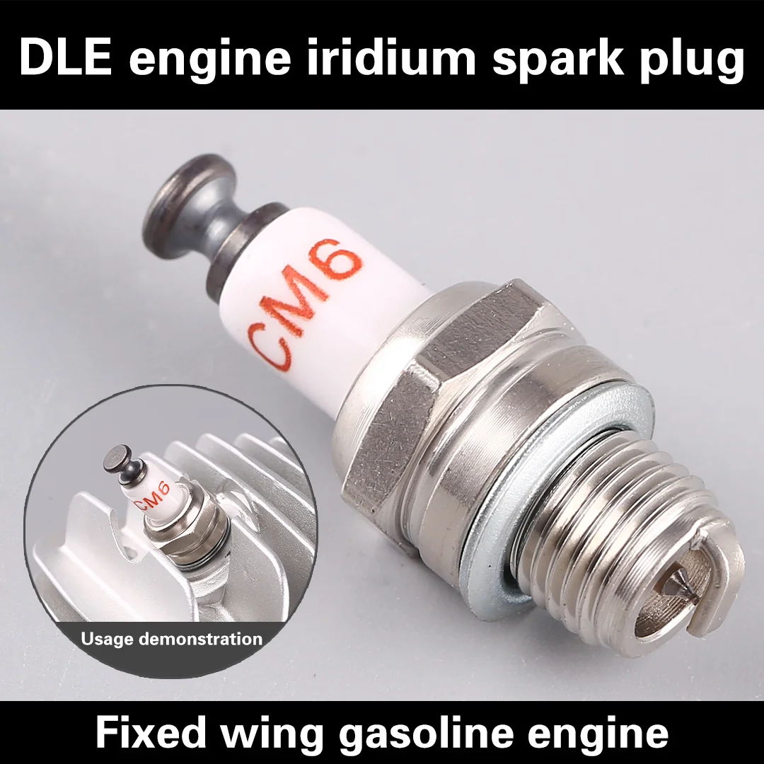 DLE CM6 Iridium Spark Plug Air craft Model Engine 20-222 Special Spark Head Fixed Wing