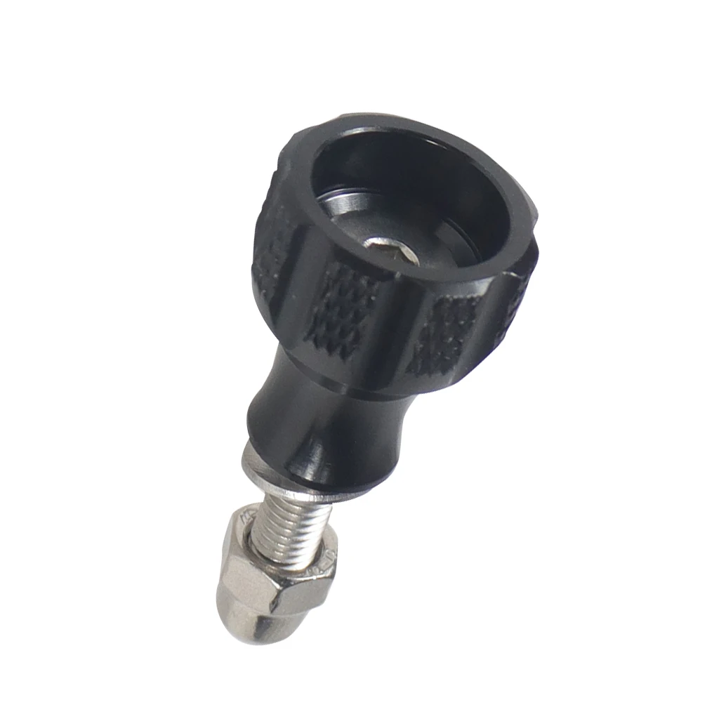 10 Stück Aluminium-Daumenknopf-Schrauben für GoPro-Zubehör, Einbeinstativ, Haltegriff, Stick-Montage, M5, kurze lange Stativ-Adapterschraube – Detail 15