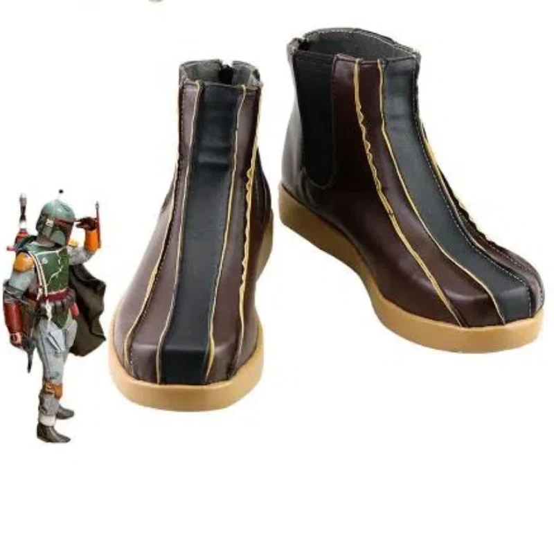 

Boba Fett Cosplay Shoes PU Leather Shoes Halloween Carnival Boots Cosplay Prop Costume Prop