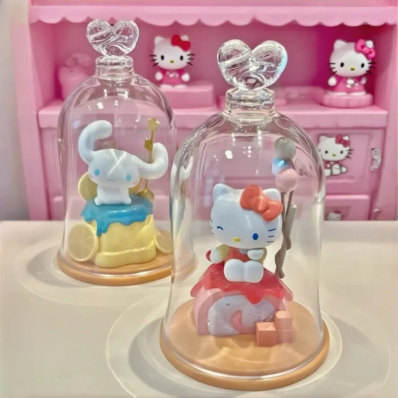 

Hot Sale Genuine Kuromi Cartoon character dessert fragrance ornament Series Pvc Model Toy Collectible Cute Figurines Gift toy