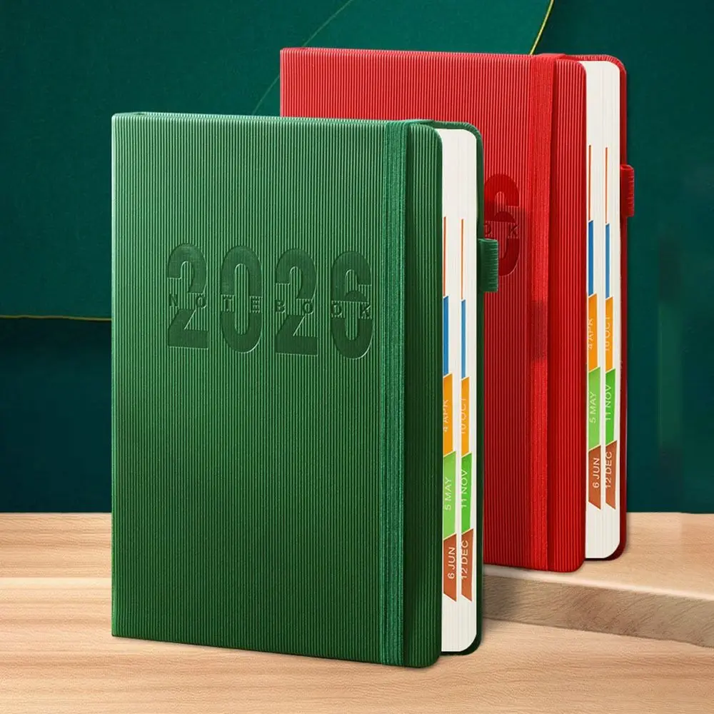 

New A5 2026 Schedule Book Efficiency Manual English Notebook Time Management To Do List Notepad School Office Supplies