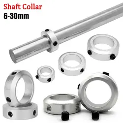 1Pcs 6-30mm Diameter Shaft Collar Stop Screw Type Fixed Locking Limit Rings Clamp Collar Retaining Ring Retainer Locator