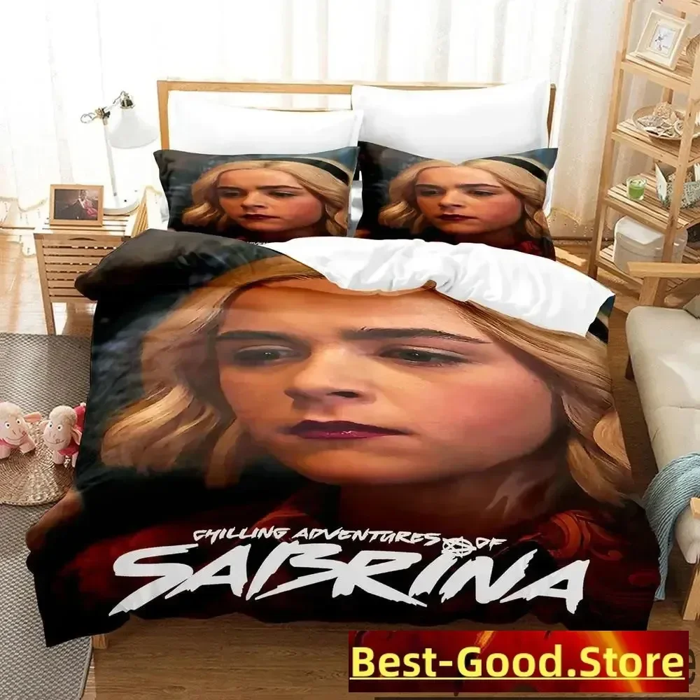 

3D Print Movie Chilling Adventures of Sabrina Bedding Set Boys Girls Twin Queen King Size Duvet Cover Pillowcase Bed boys Adult