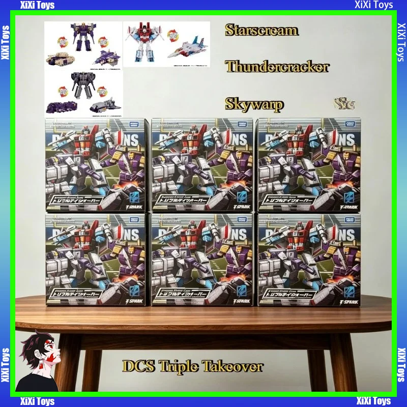 

Brand New Transformers DCS Triple Takeover F15 G1 Studio Movie Model Cartoon Action Figure Anime Movable Robot Doll Toys Gifts
