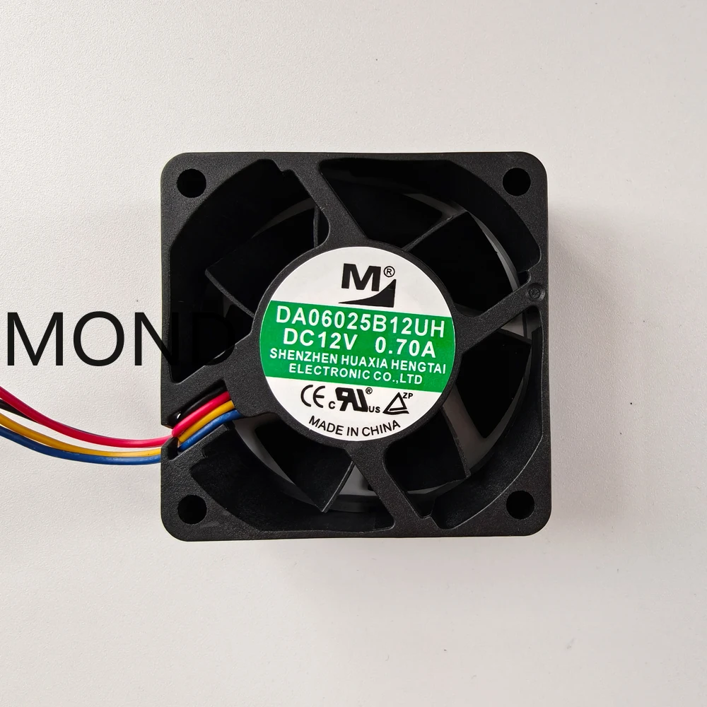 DA06025B12UH 12V 0.70A 6CM Dual Ball Silent Chassis Cooling Fan New